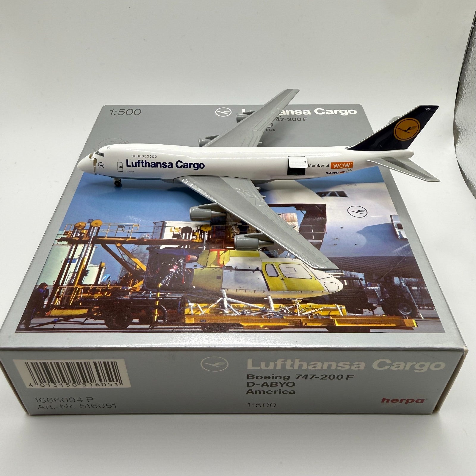 Herpa Wings 1:500 Lufthansa Cargo 747-200F
