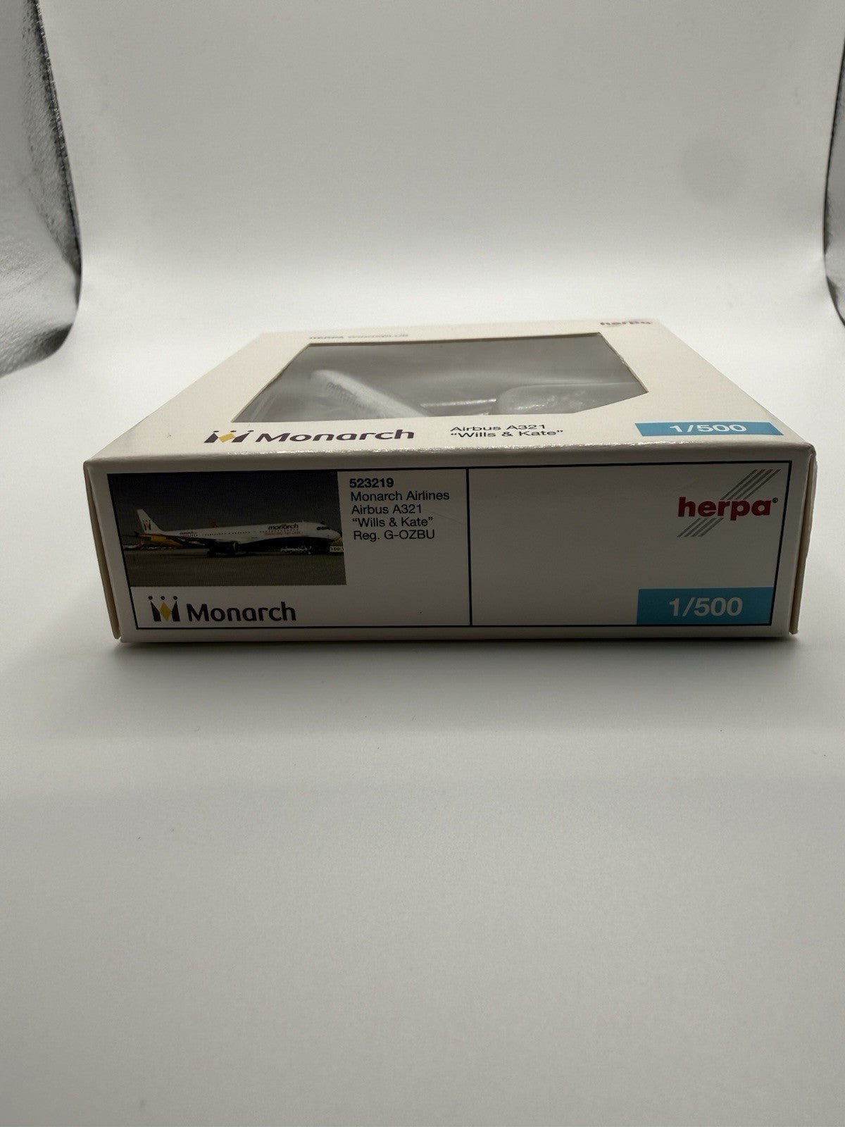 Herpa Wings 1:500 Monarch A321 Wills&Kate