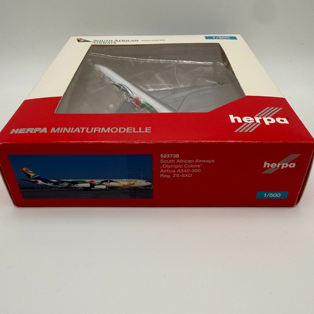 Herpa Wings 1:500  South African Airways A340-600 Olympic Colours