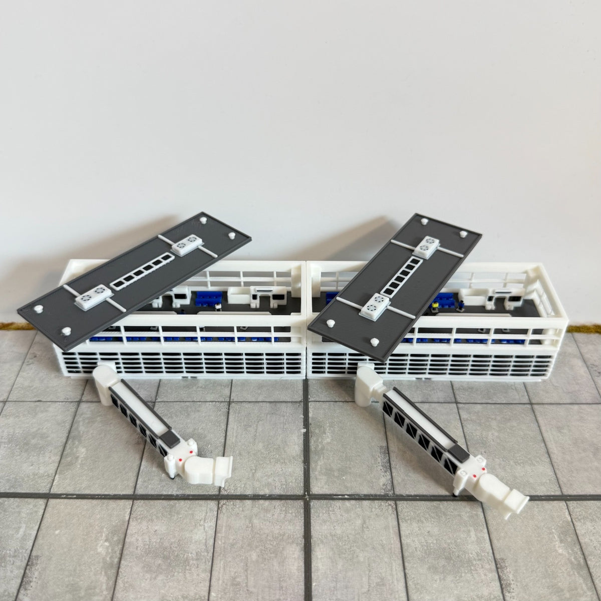 für Herpa Wings 1:500 / 1:400 Terminal Set V2 Flughafen Airport + Jet bridges