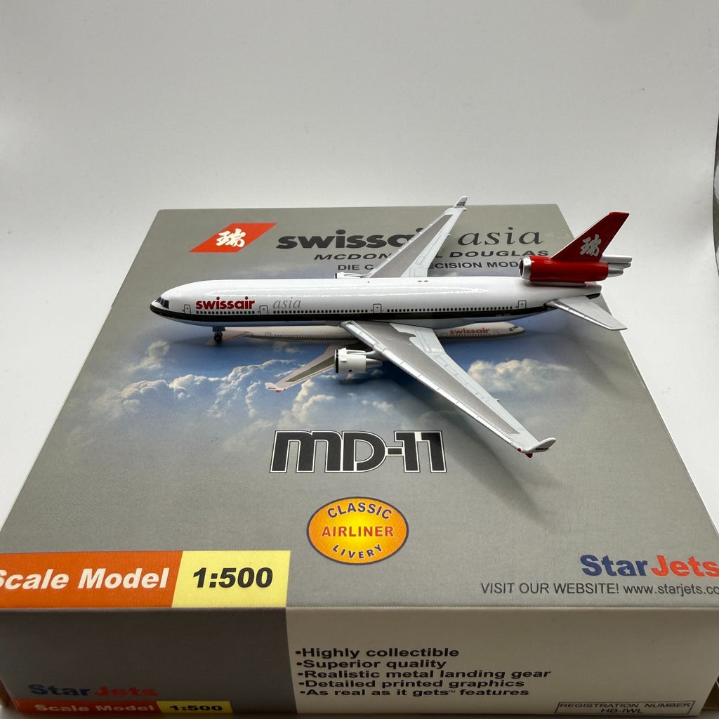 Herpa Wings / Star Jets 1:500 Swissair Asia MD-11