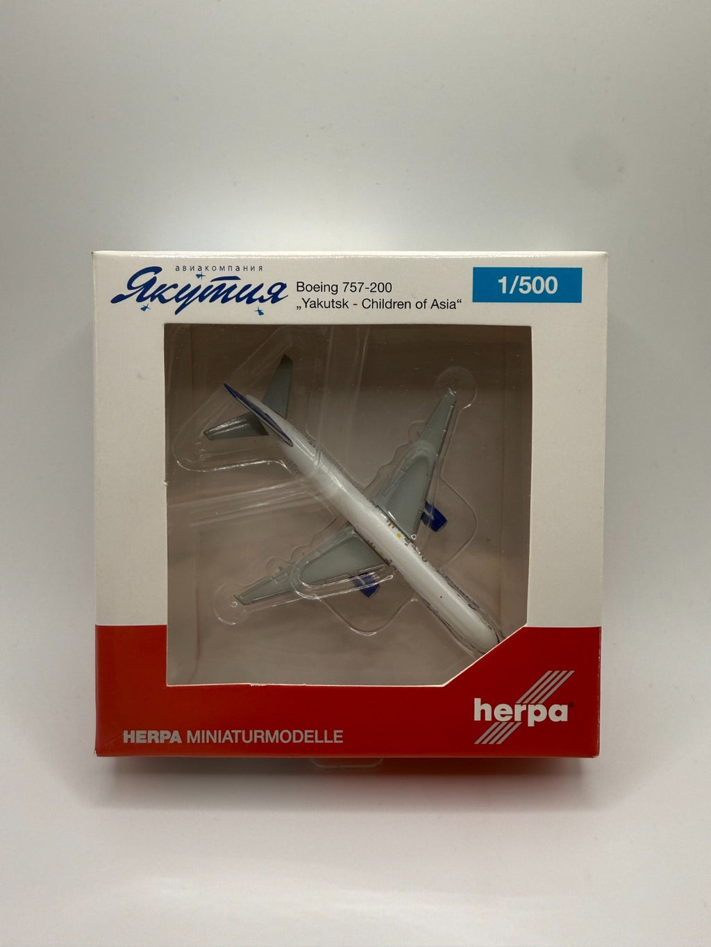 Herpa Wings 1:500 Yakutsk 757-200