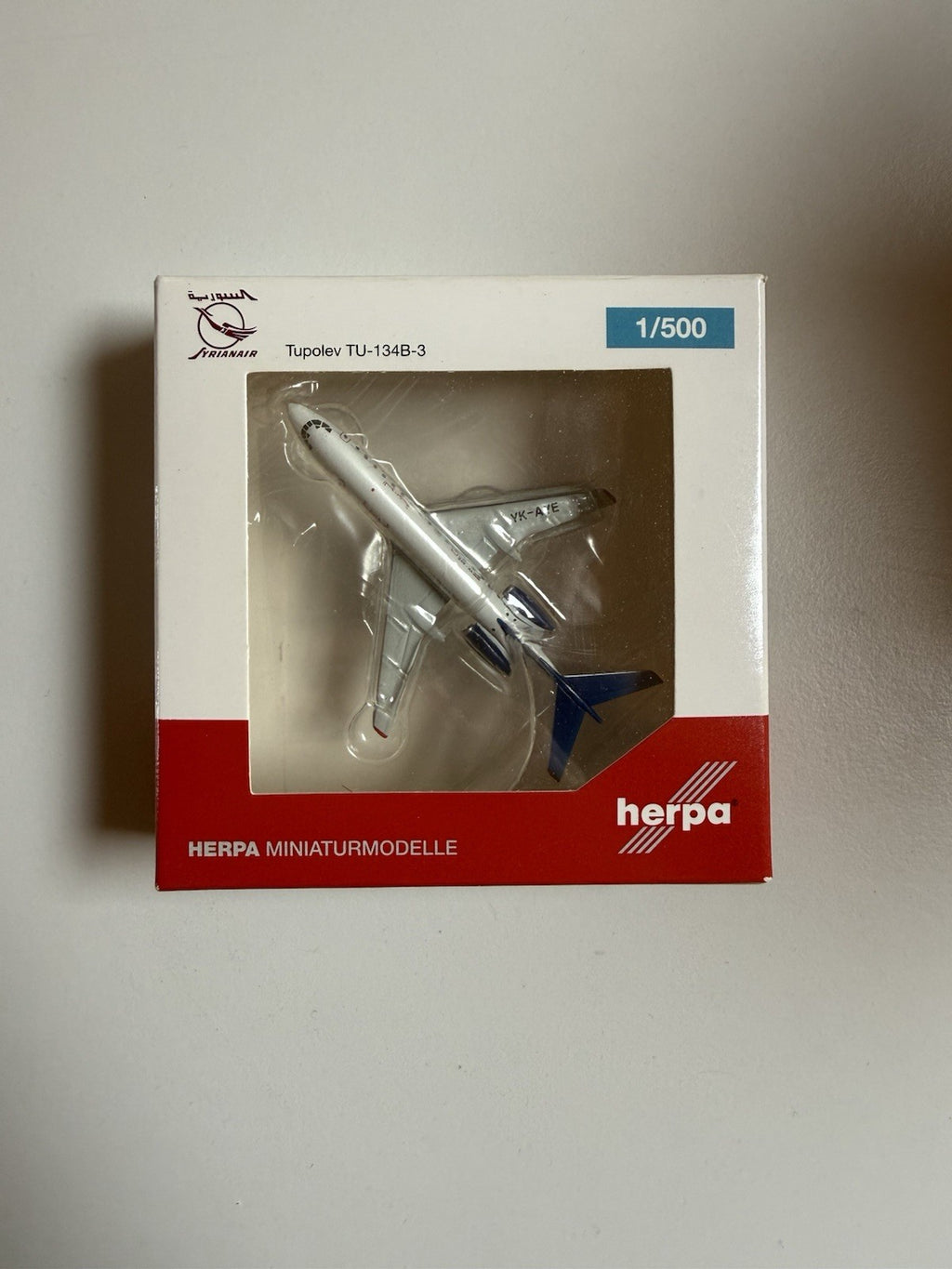 Herpa Wings 1:500 Syrian Air Tu-134
