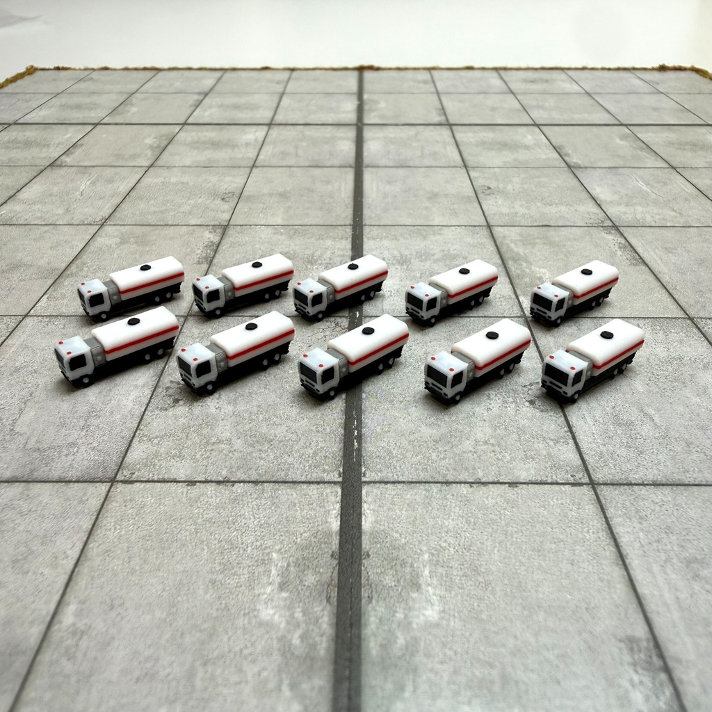 für Herpa Wings 1:500 / 1:400 10x Fuel truck V2 small Tanklastwagen  GSE