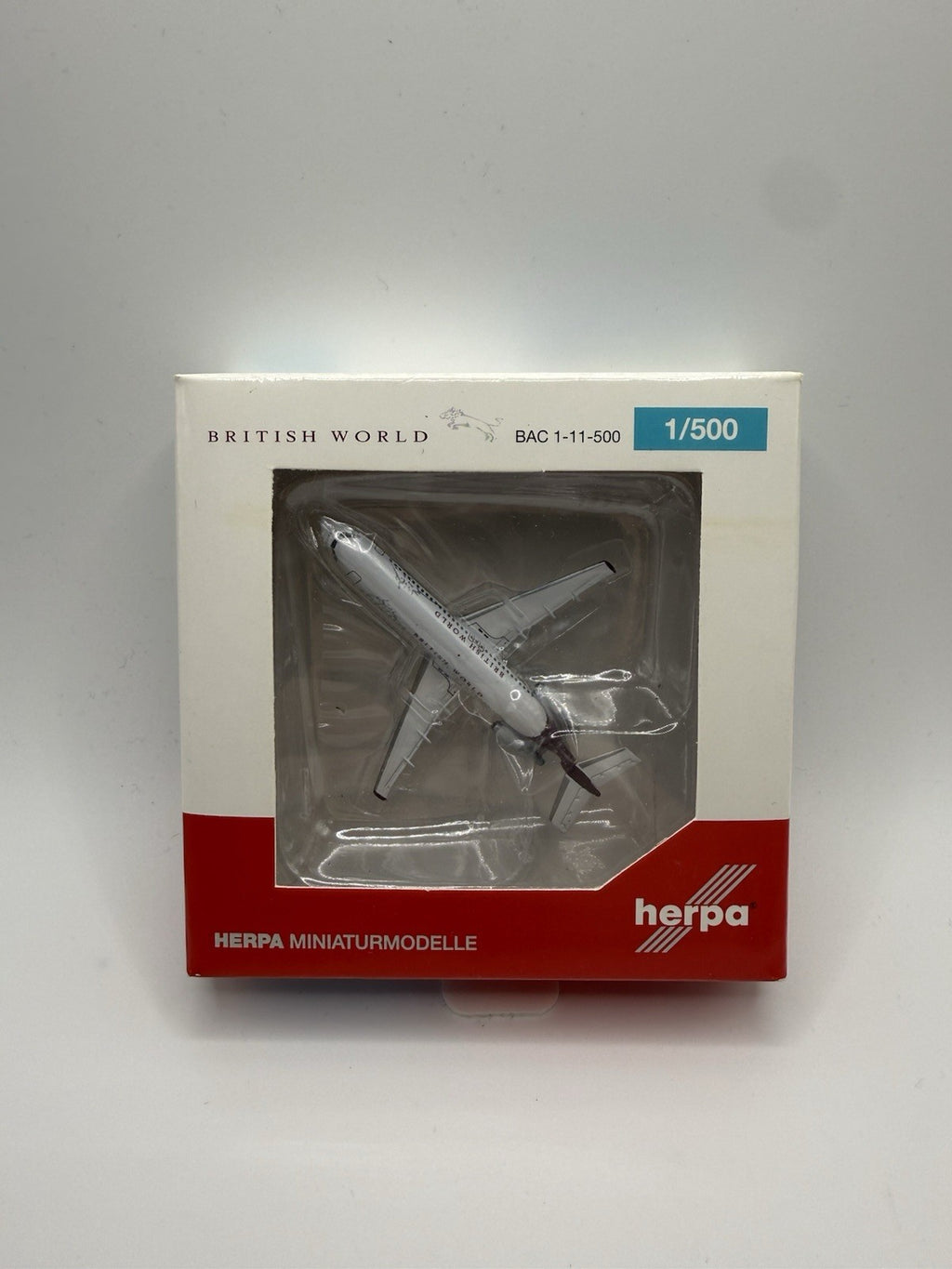 Herpa Wings 1:500 British World Airlines BAC 1-11-500
