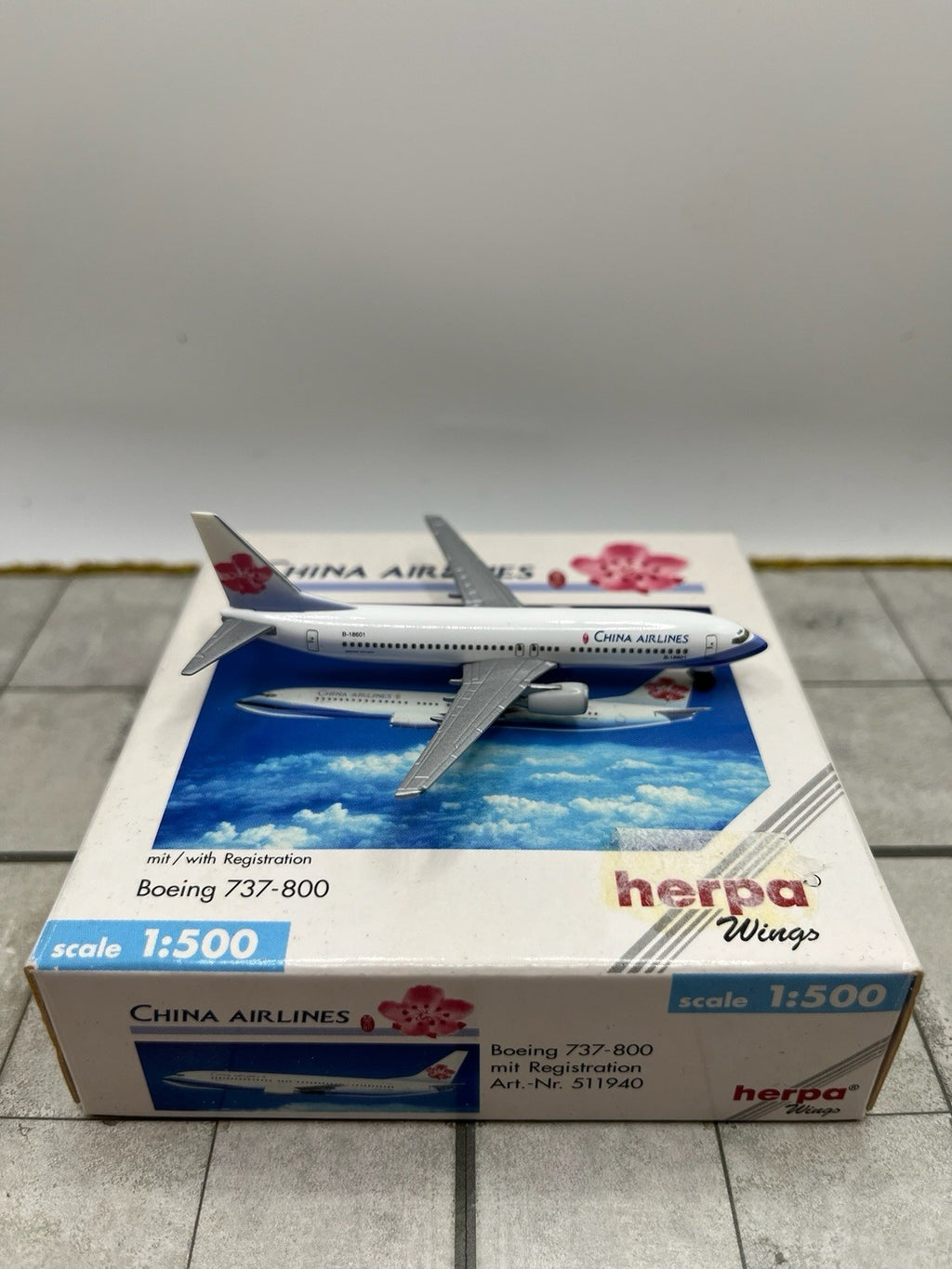 Herpa Wings 1:500 China Airlines 737-800