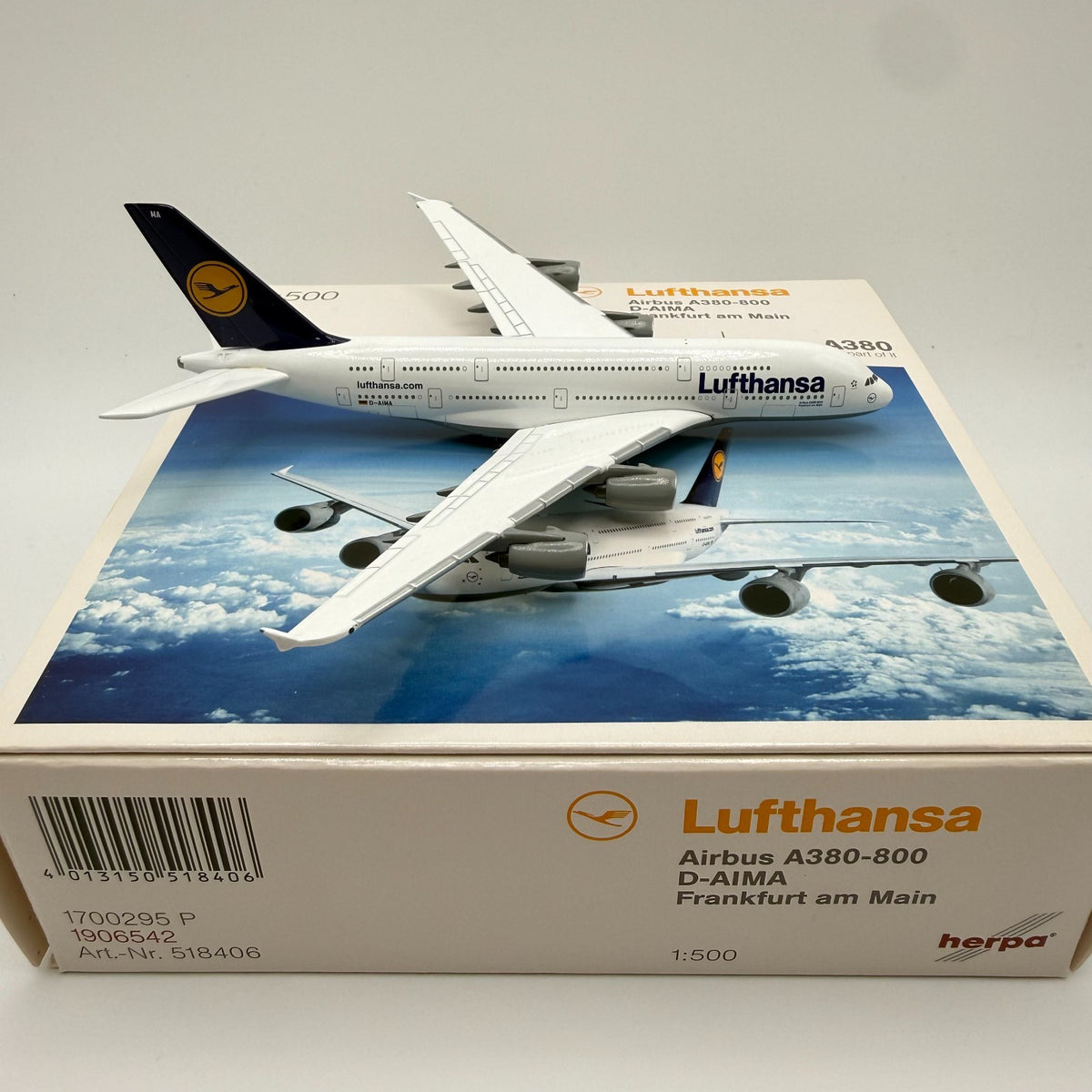 Herpa Wings 1:500 Lufthansa A380 D-AIMA
