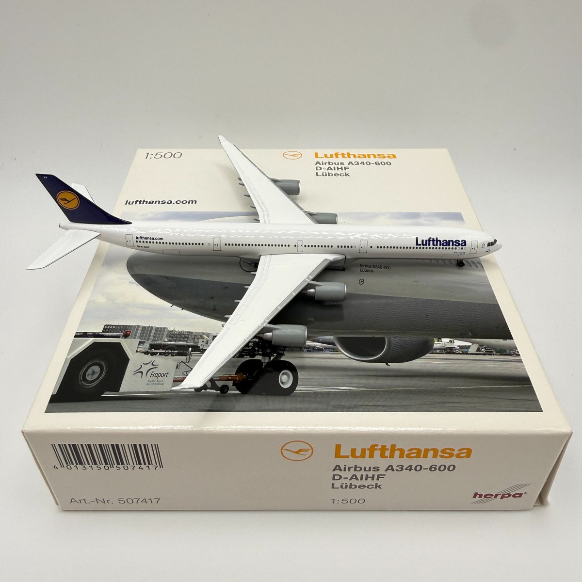 Herpa Wings 1:500 Lufthansa A340-600