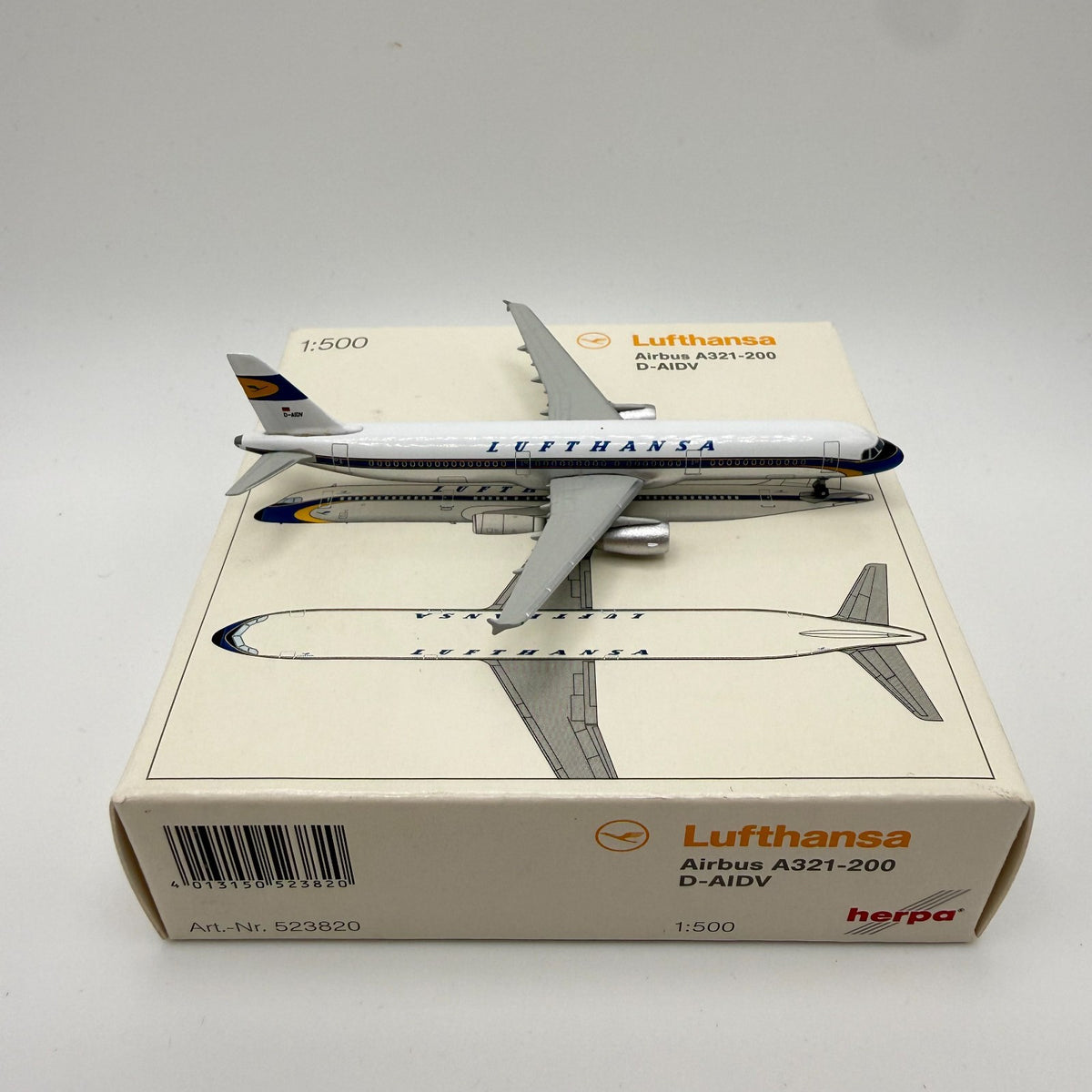Herpa Wings 1:500 Lufthansa A321-200 Retro