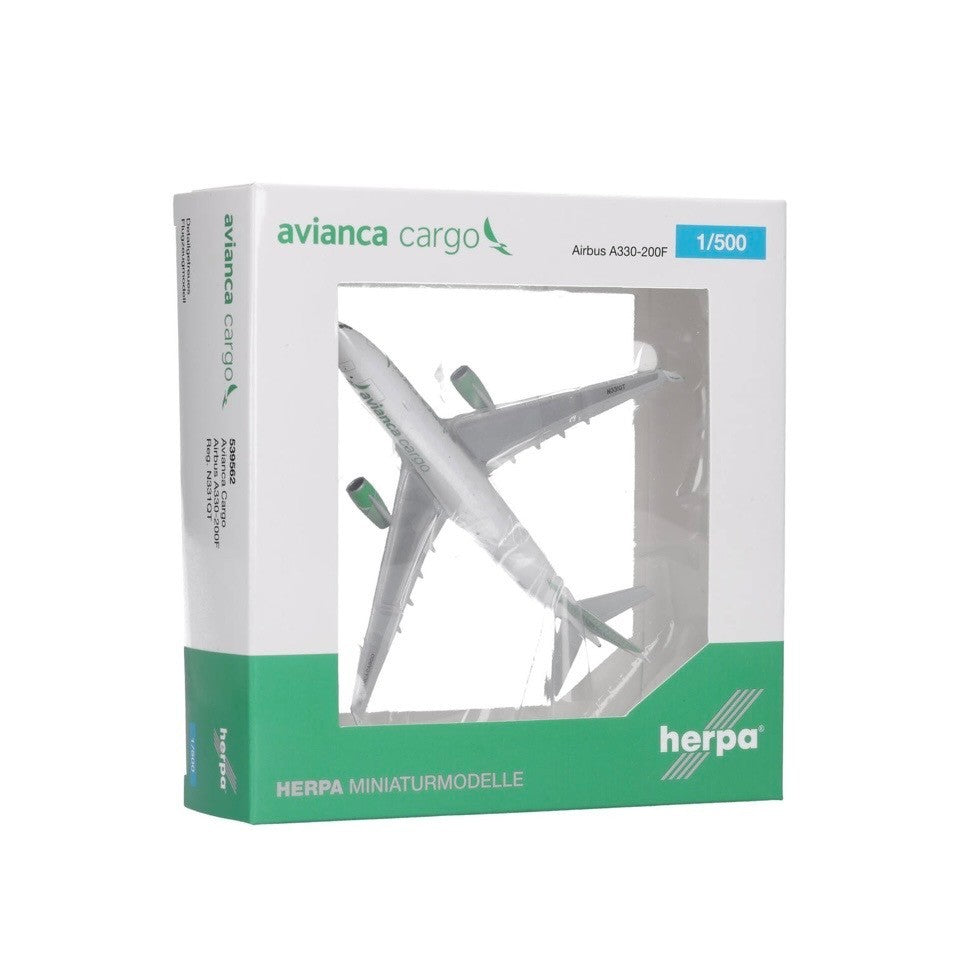 Herpa Wings 1:500 Airbus A330-200F Avianca Cargo green 539562