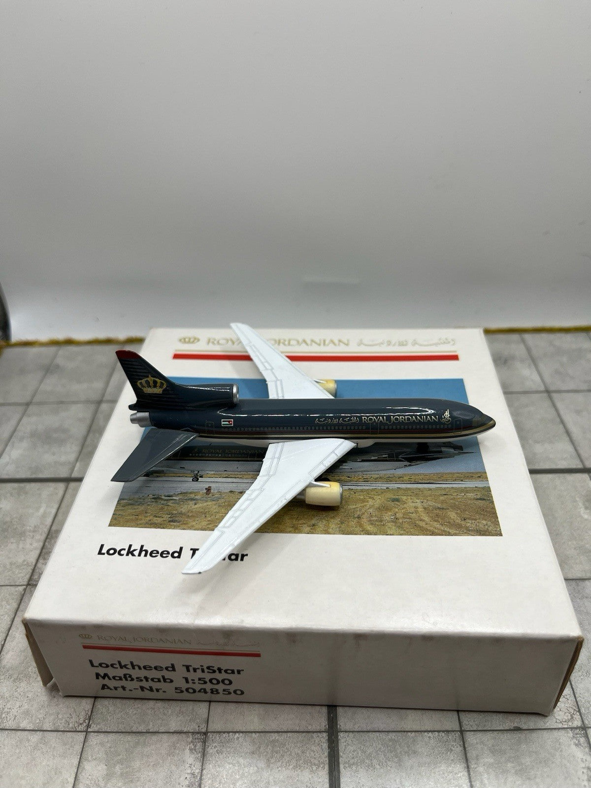 Herpa Wings 1:500 Royal Jordanian Tristar