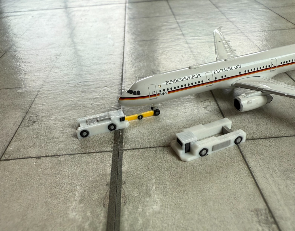 für Herpa Wings 1:500 / 1:400 10x Push back car Schlepper GSE / Airport