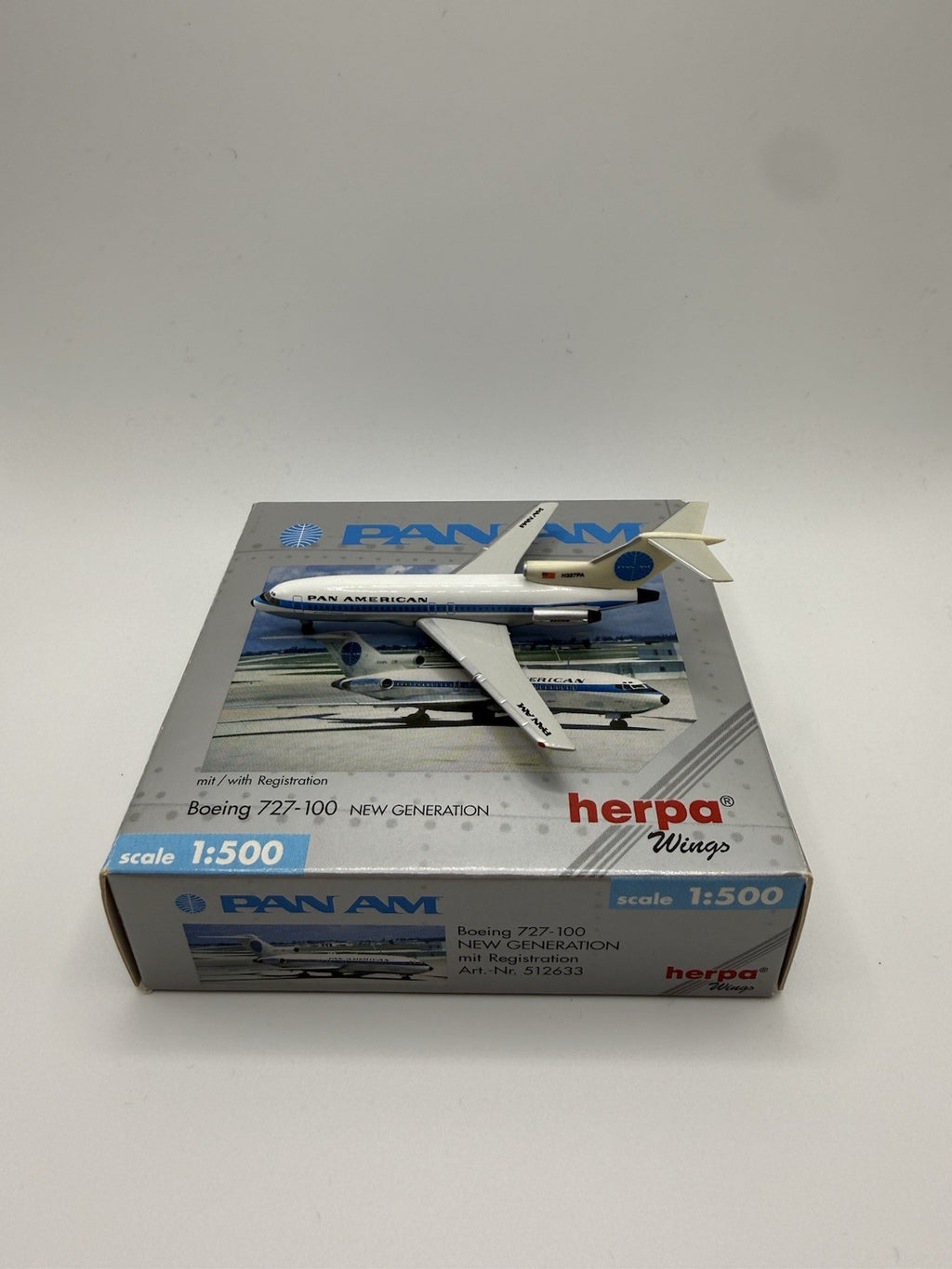 Herpa Wings 1:500 Pan Am 727-200