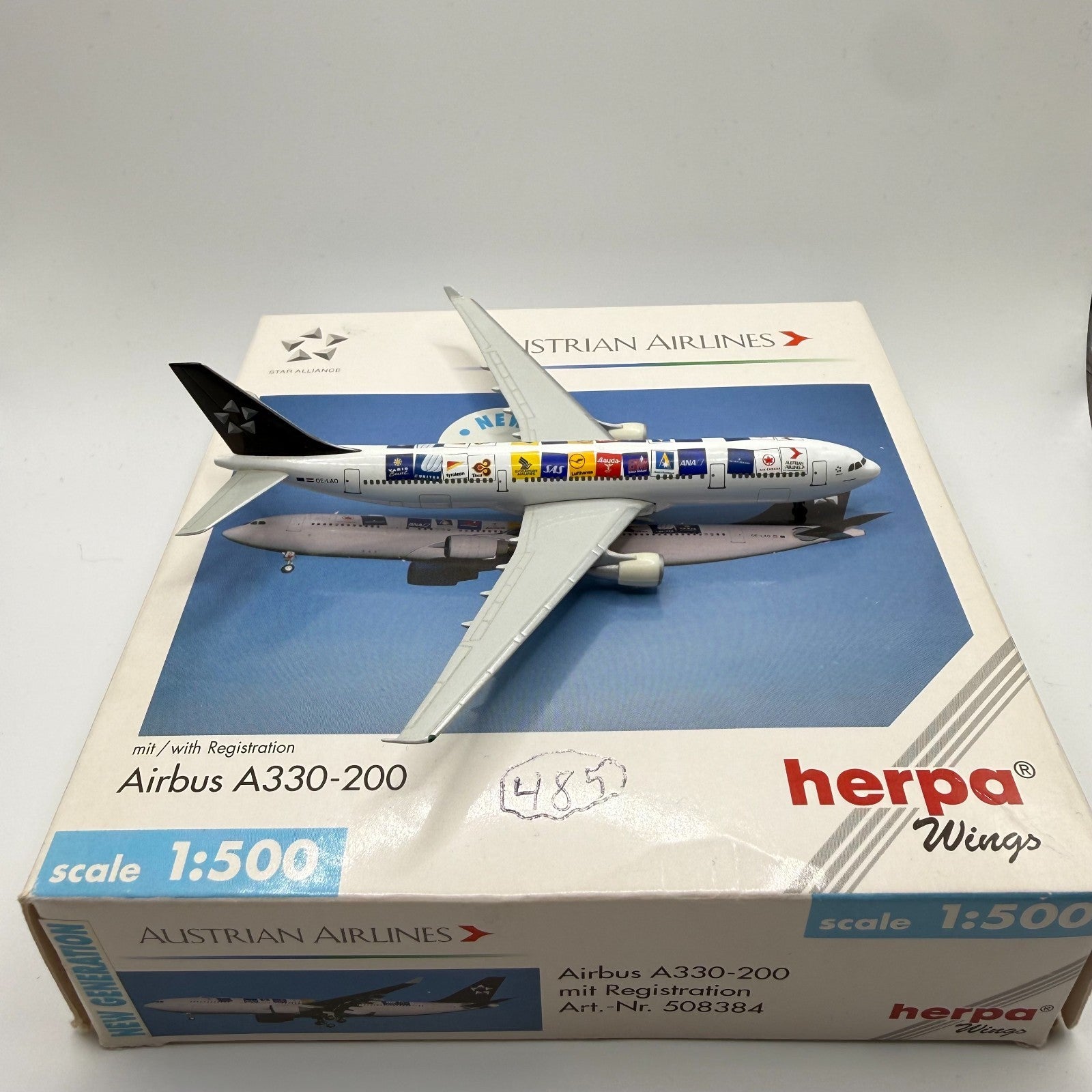 Herpa Wings 1:500 Austrian Airlines A330-200 Star Alliance