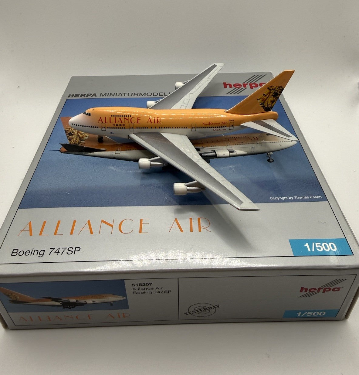 Herpa Wings 1:500 Alliance Air 747SP
