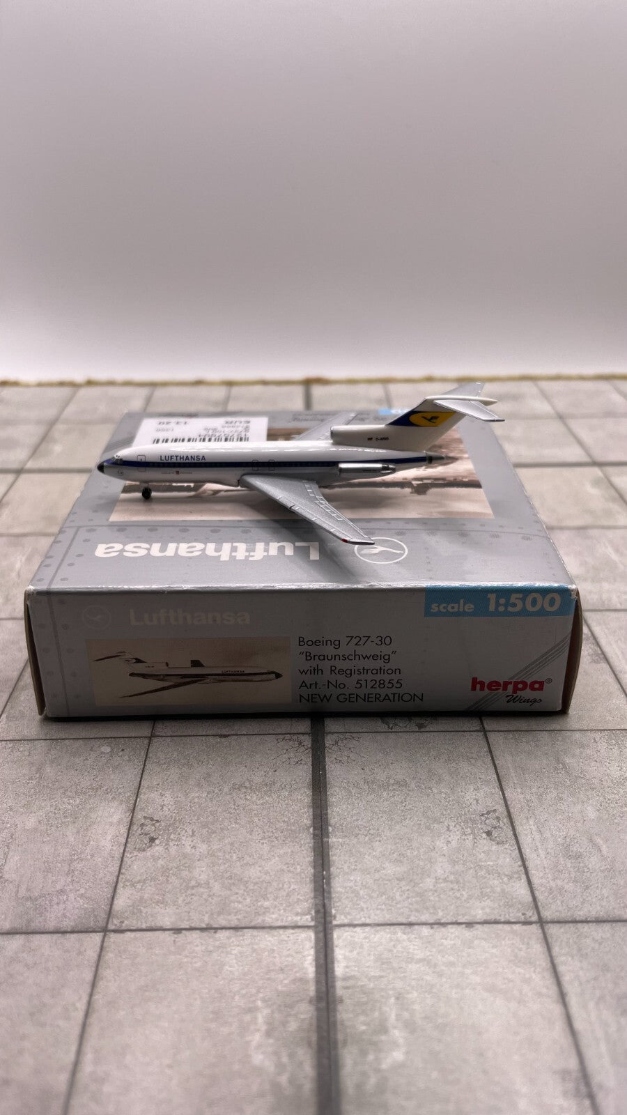 Herpa Wings 1:500 Lufthansa 727-30 Braunschweig