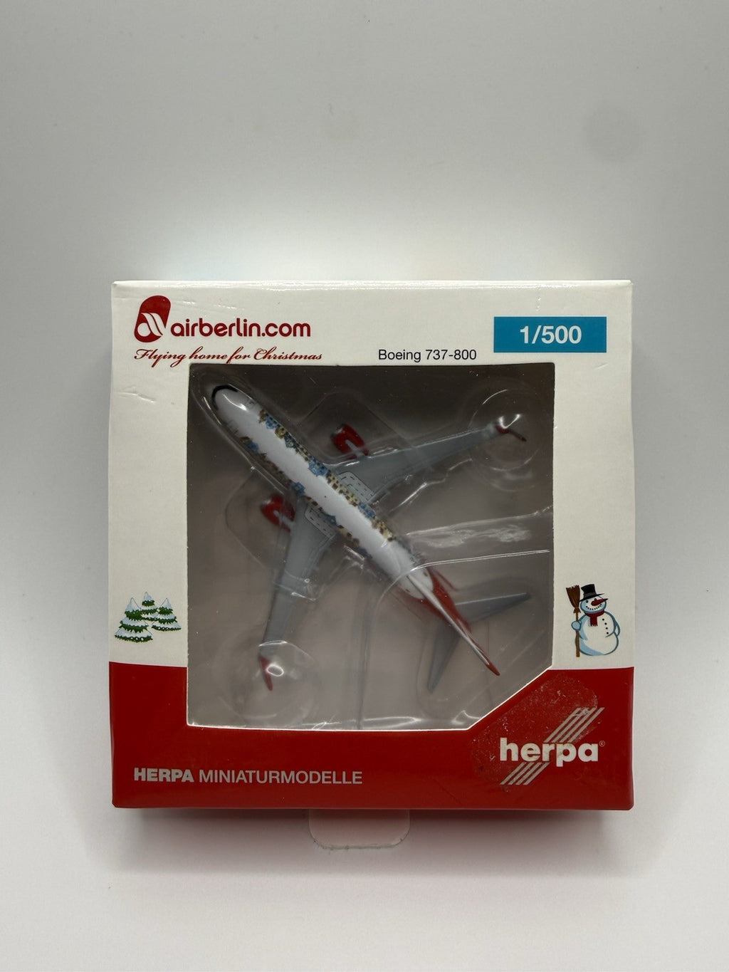 Herpa Wings 1:500 Air Berlin 737-800 Flying Home For Christmas