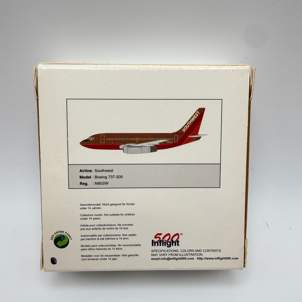 Herpa Wings 1:500 / Inflight500 Southwest 737-200