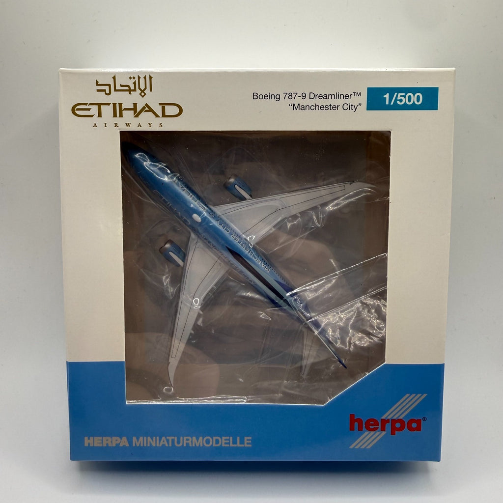 Herpa Wings 1:500 Etihad Airways 787-9 Manchester City
