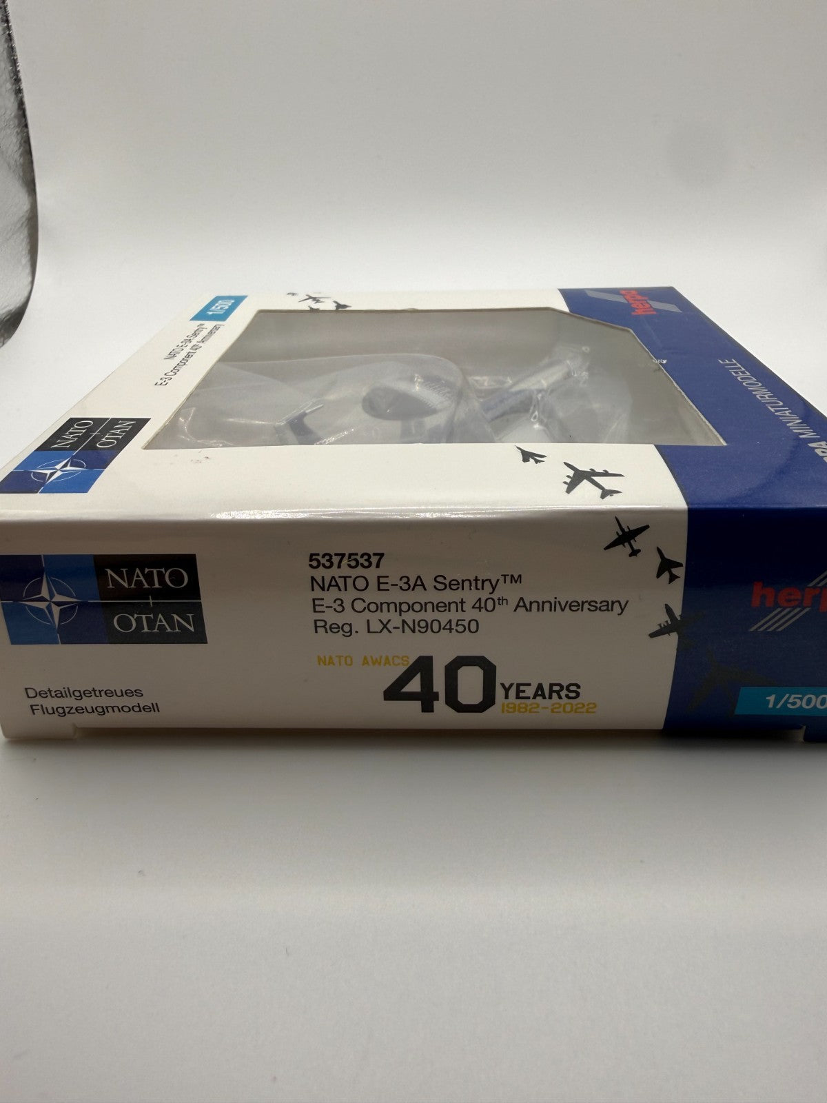 Herpa Wings 1:500 NATO E-3A Sentry Awacs 40th Anniversary