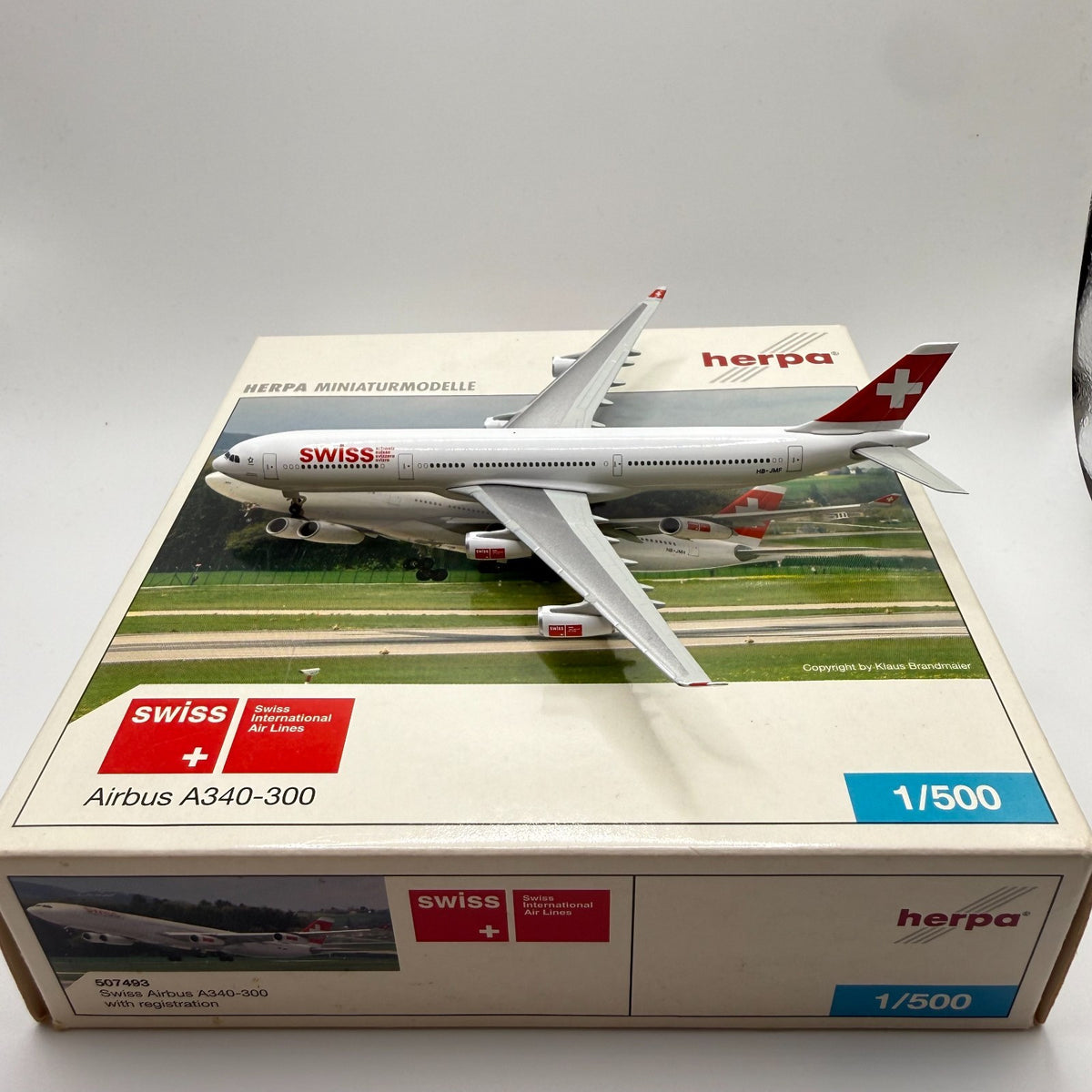 Herpa Wings 1:500 Swiss Airlines A340-300
