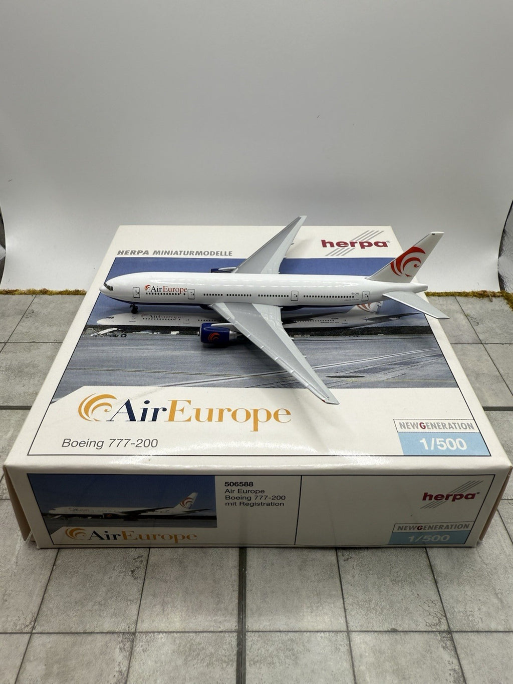 Herpa Wings 1:500 Air Europe 777-200