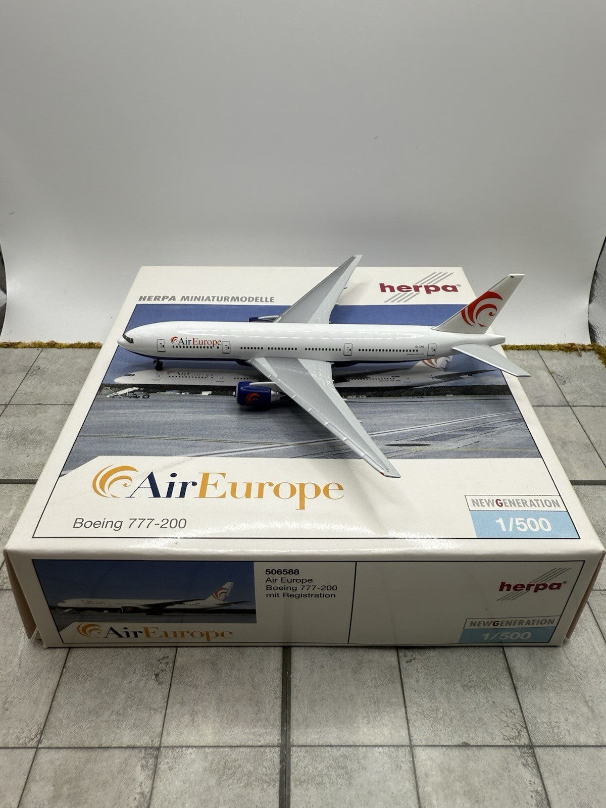 Herpa Wings 1:500 Air Europe 777-200
