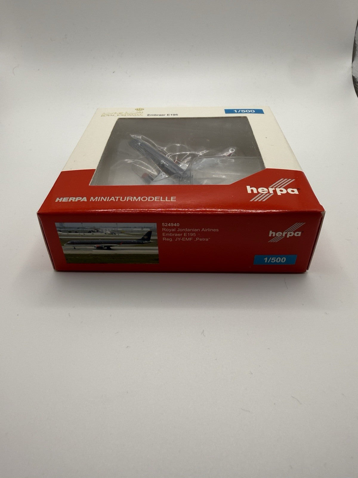 Herpa Wings 1:500 Royal Jordanian E195