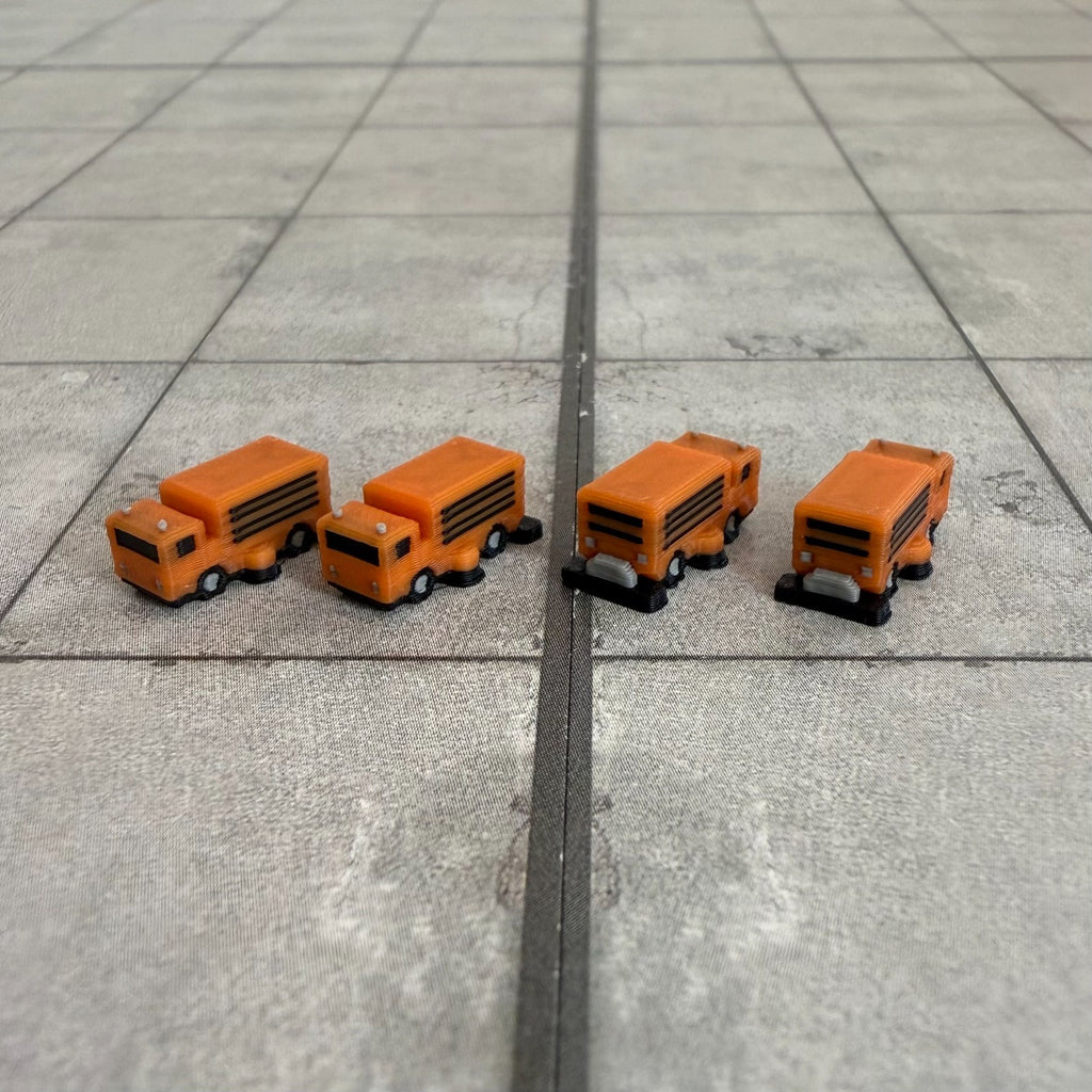 für Herpa Wings 1:500 / 1:400 10x Kehrmaschinen Airport Sweeper  GSE