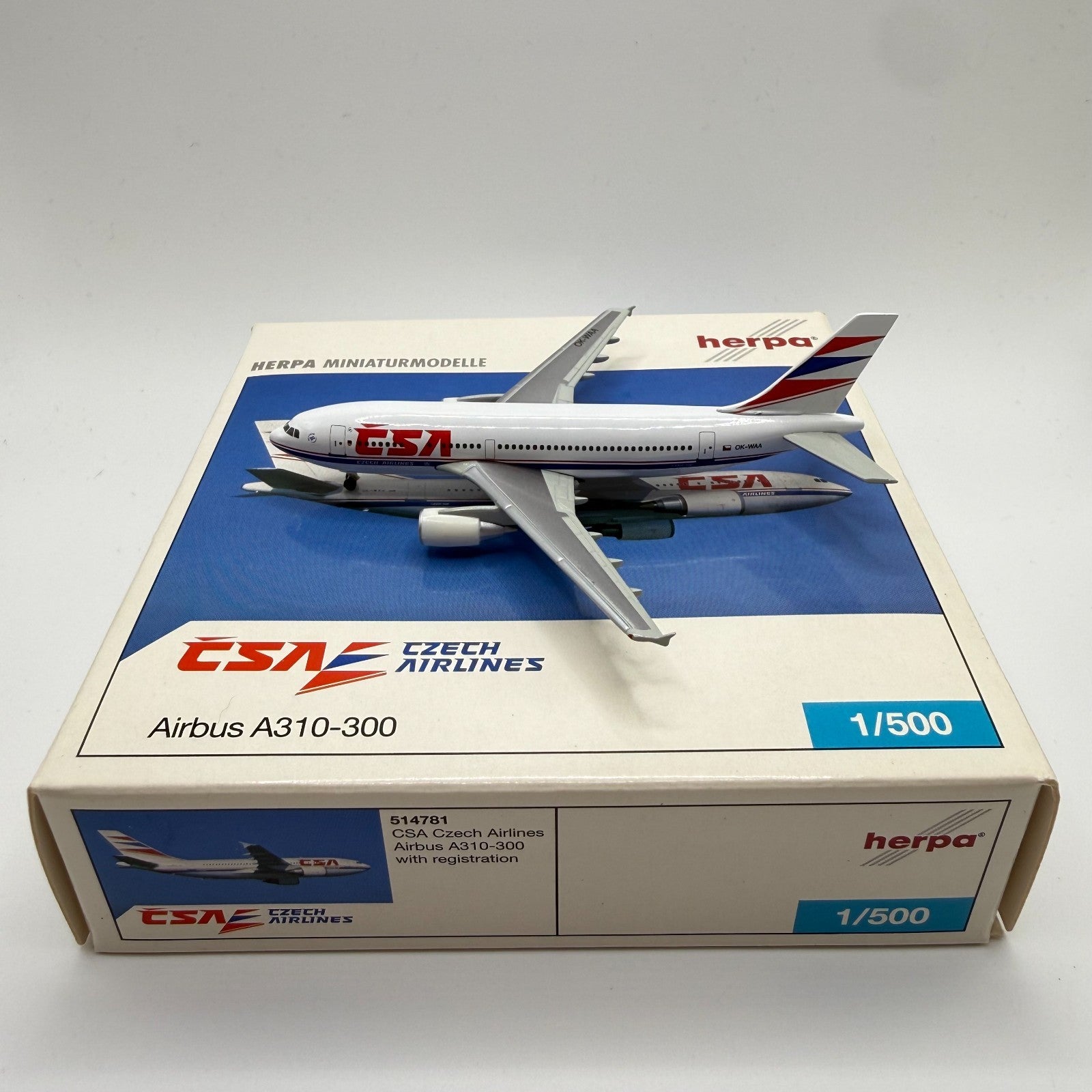Herpa Wings 1:500 CSA Czech Airlines A310-300