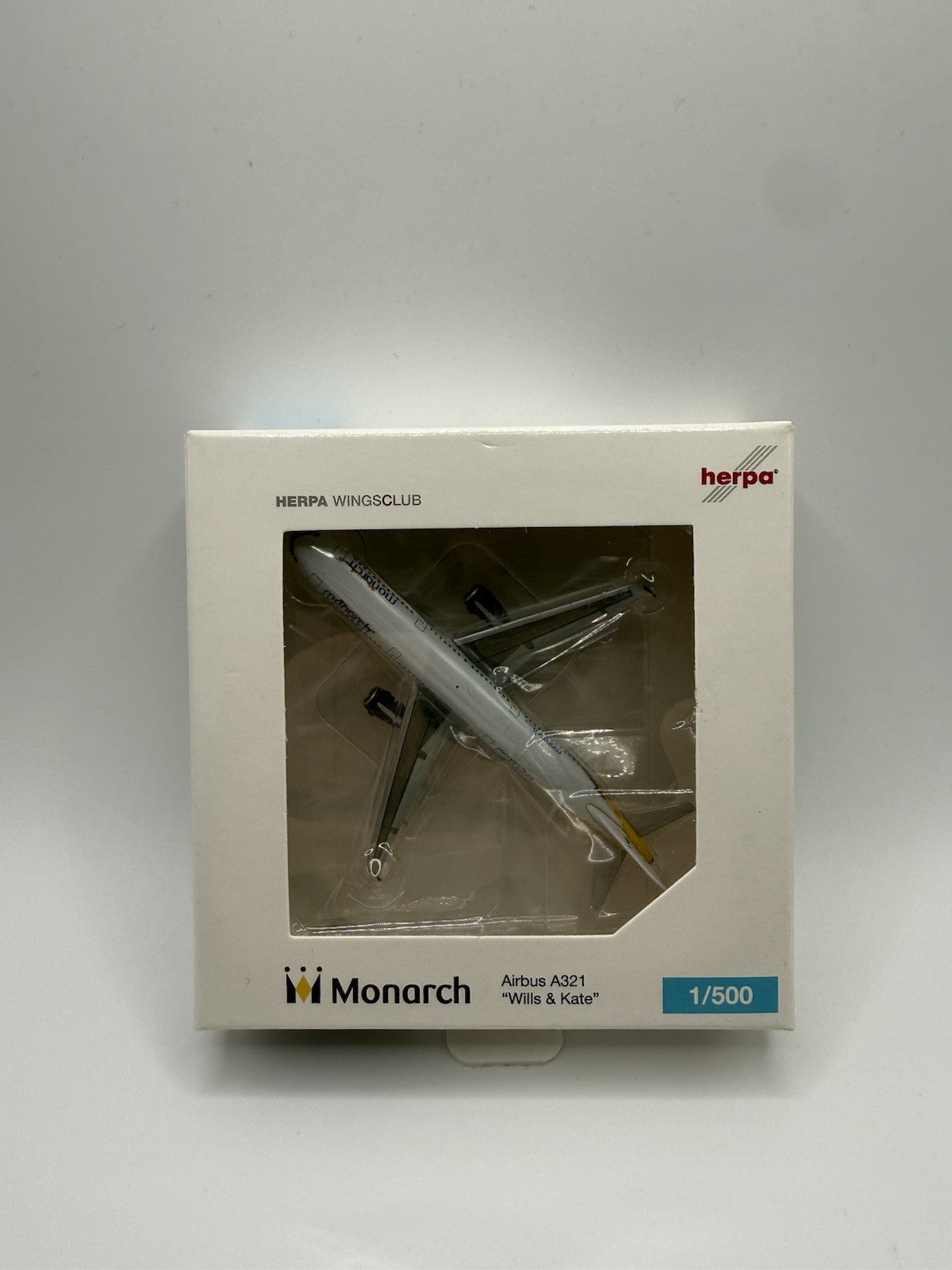 Herpa Wings 1:500 Monarch A321 Wills&Kate