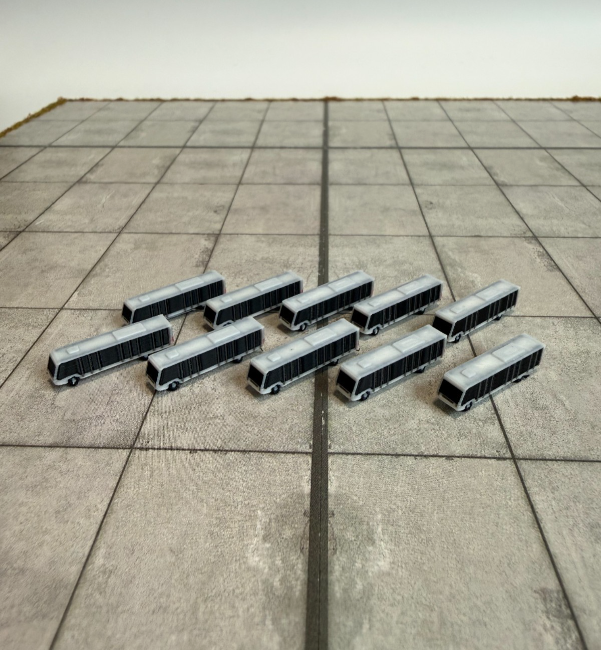 für Herpa Wings 1:500 / 1:400 10x Airport Bus GSE / Airport Accessoires