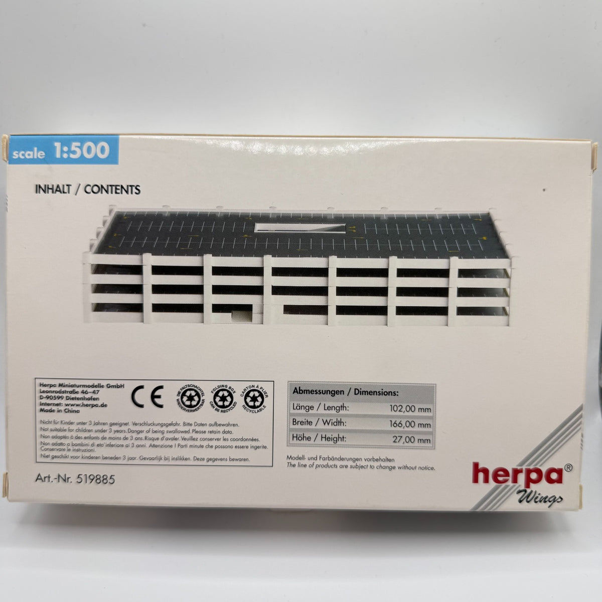 Herpa Wings 1:500 Parkhaus / Multi story car park