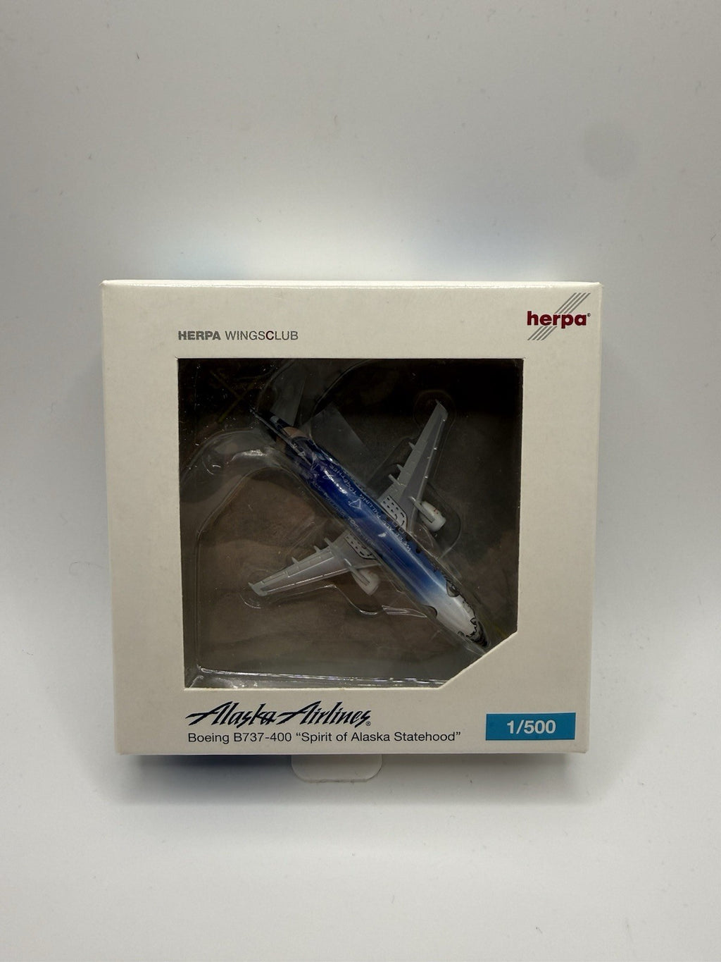 Herpa Wings 1:500 Alaska Airlines 737-400 Spirit Of Alaska