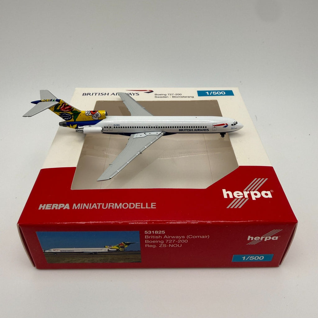 Herpa Wings 1:500 British Airways 727-200
