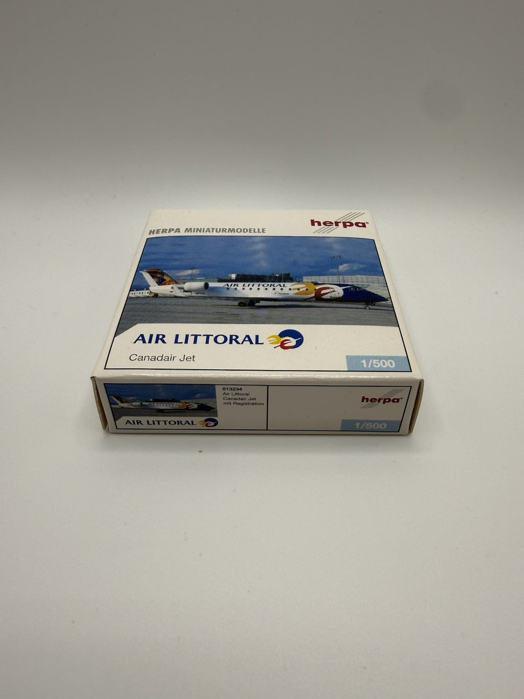 Herpa Wings 1:500 Air Littoral Canadair Jet