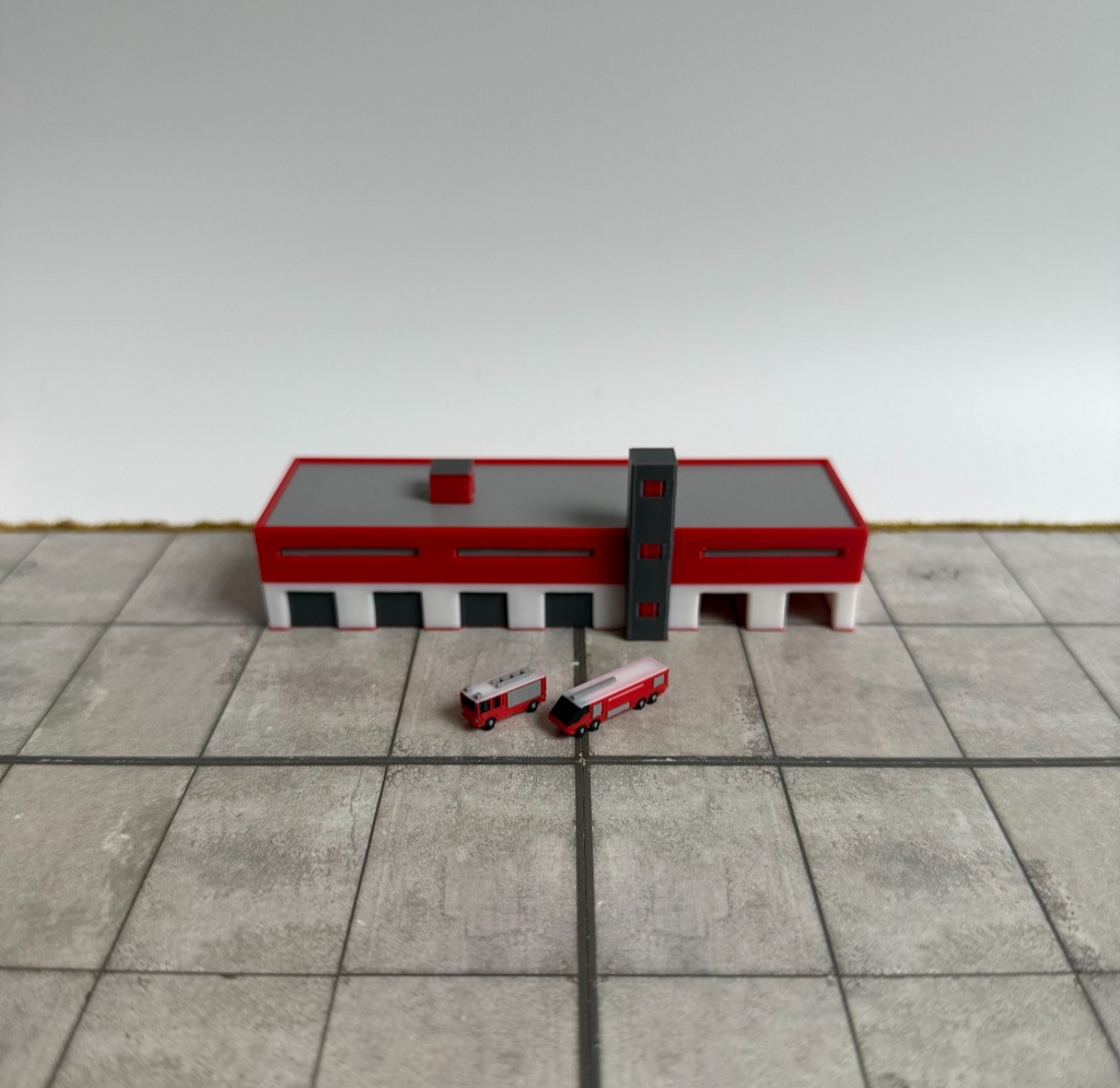 für Herpa Wings 1:500 / 1:400 Feuerwache / Airport Accessoires Fire Station