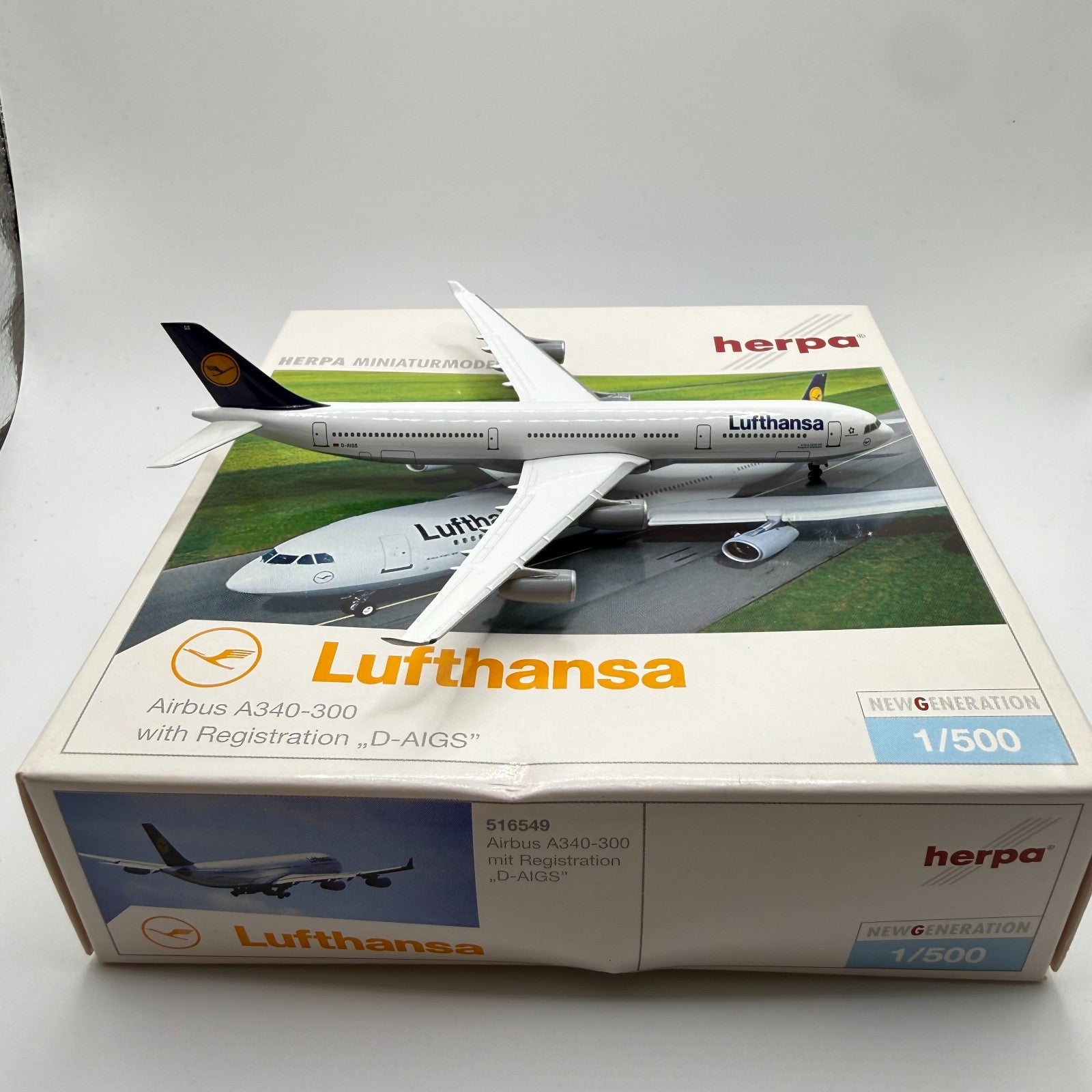 Herpa Wings 1:500Lufthansa A340-300
