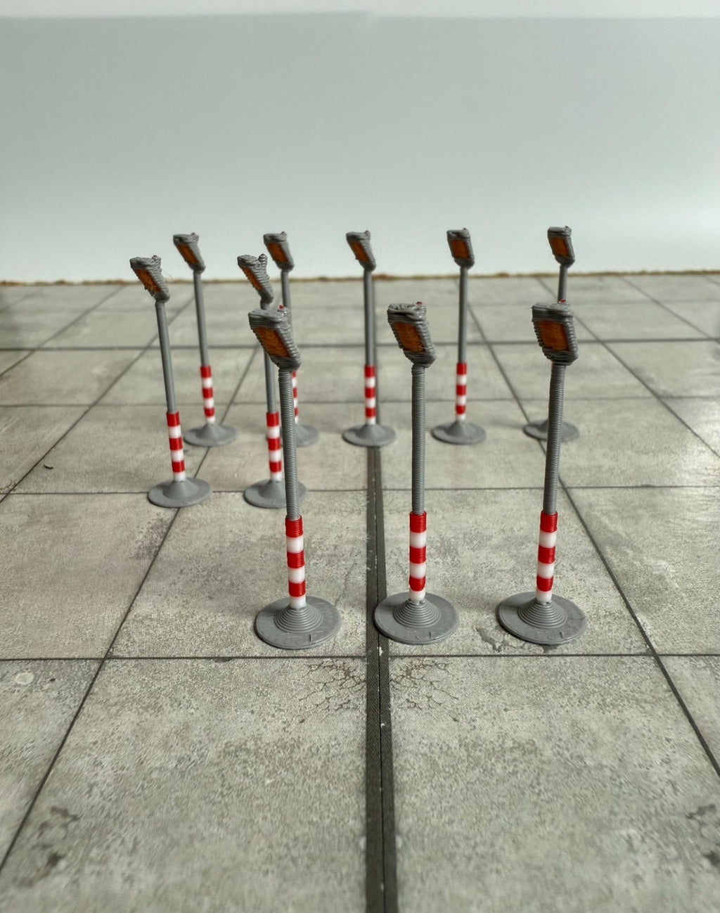 für Herpa Wings 1:500 / 1:400 10x Flutlichtmasten Floodlight /Airport Accessoire