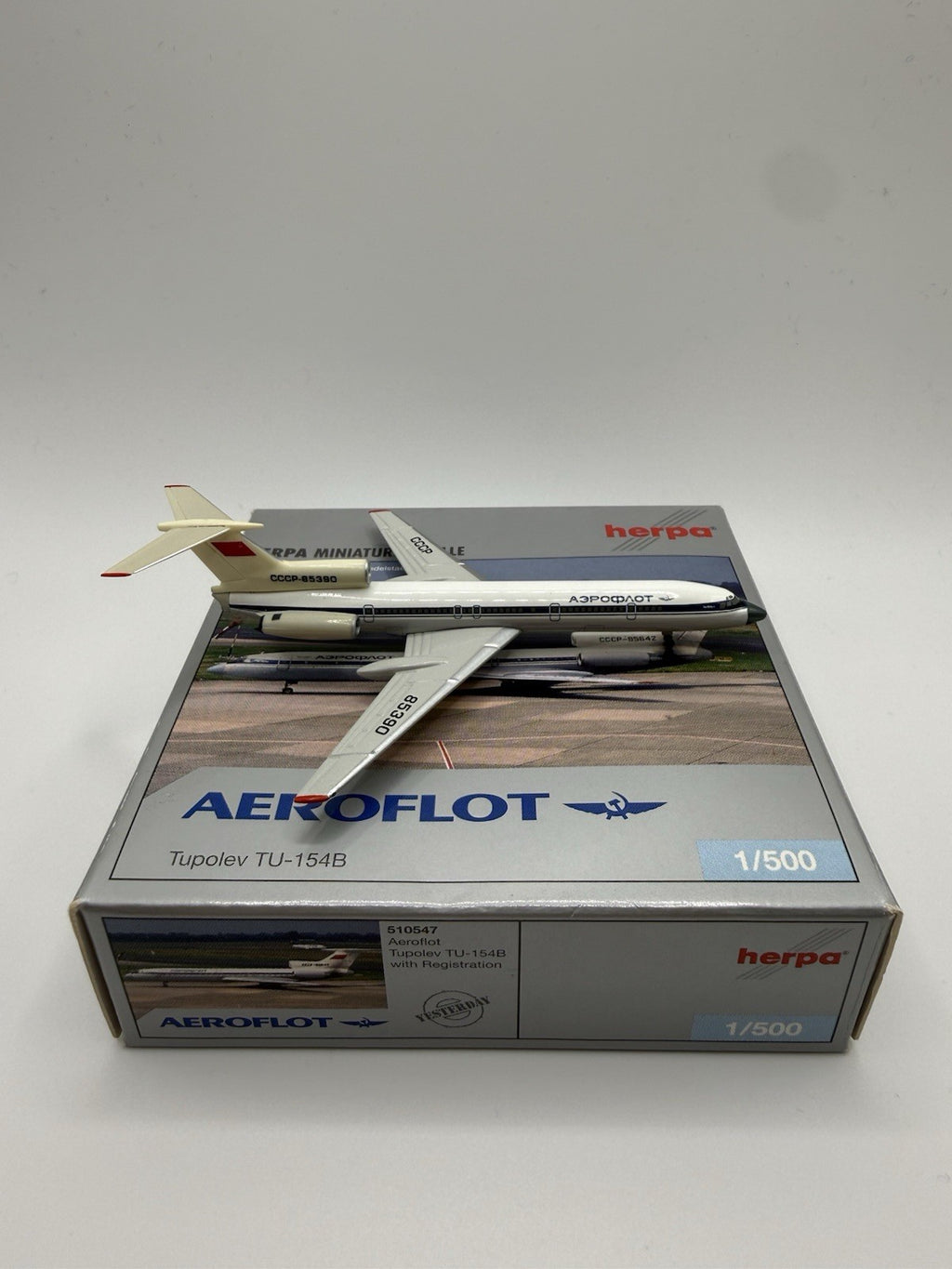 Herpa Wings 1:500 Aeroflot Tu-154