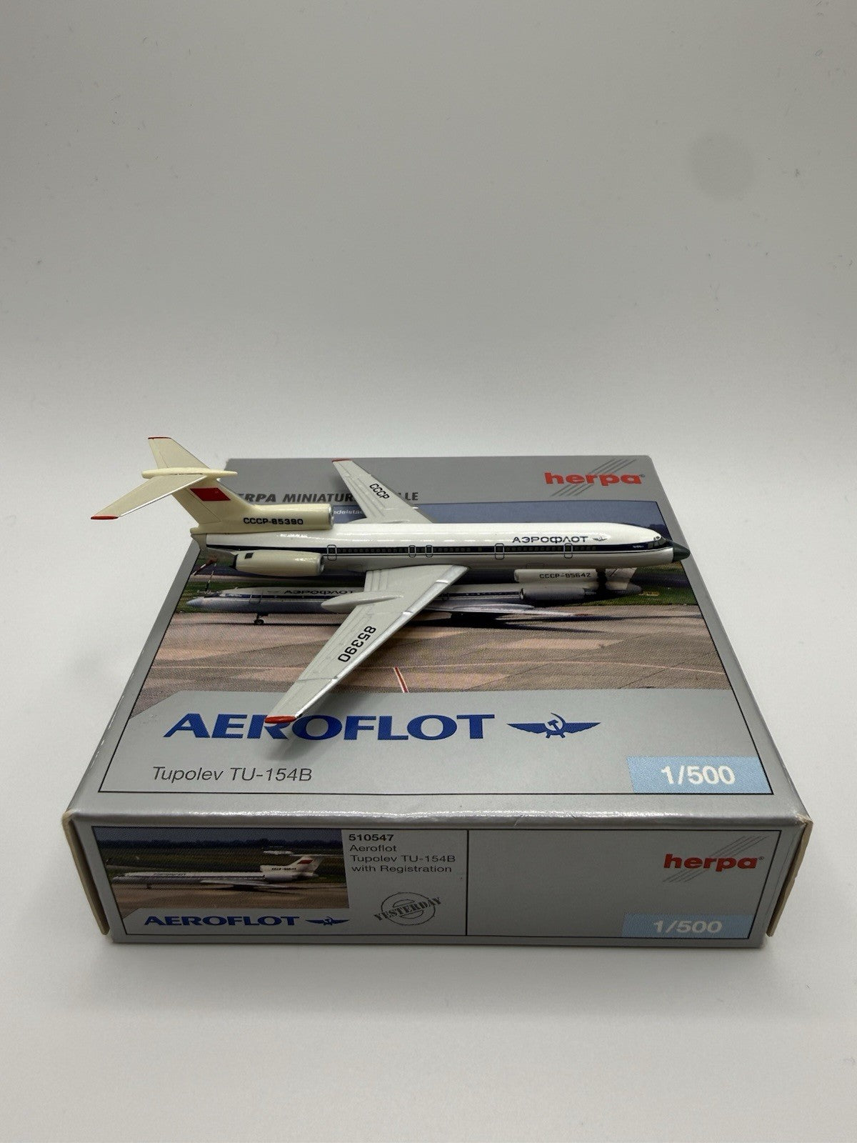 Herpa Wings 1:500 Aeroflot Tu-154
