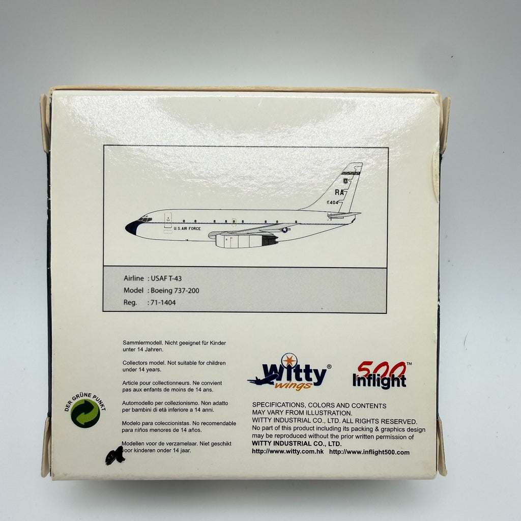 Herpa Wings 1:500 / Inflight500 US Air Force T-43 737-200