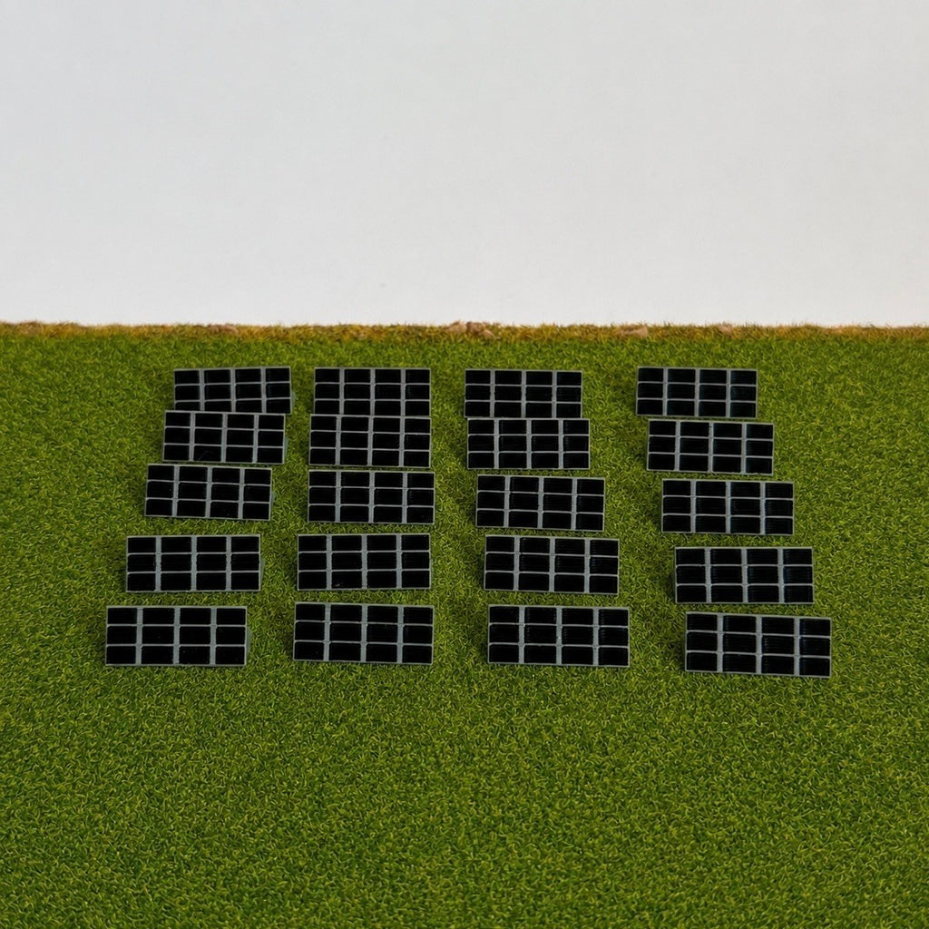 für Herpa Wings 1:500 / 1:400 20x Solaranlagen Solar panels Airport Accessoires