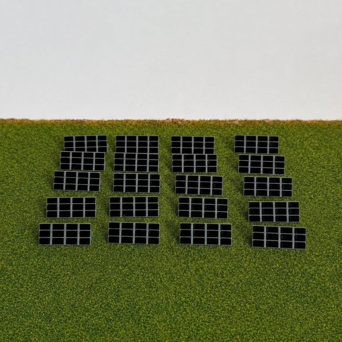 für Herpa Wings 1:500 / 1:400 20x Solaranlagen Solar panels Airport Accessoires