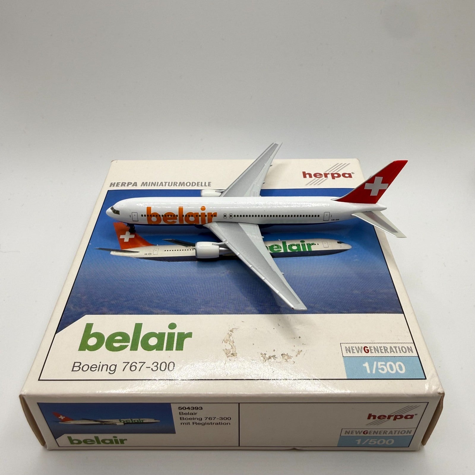 Herpa Wings 1:500 Belair 767-300