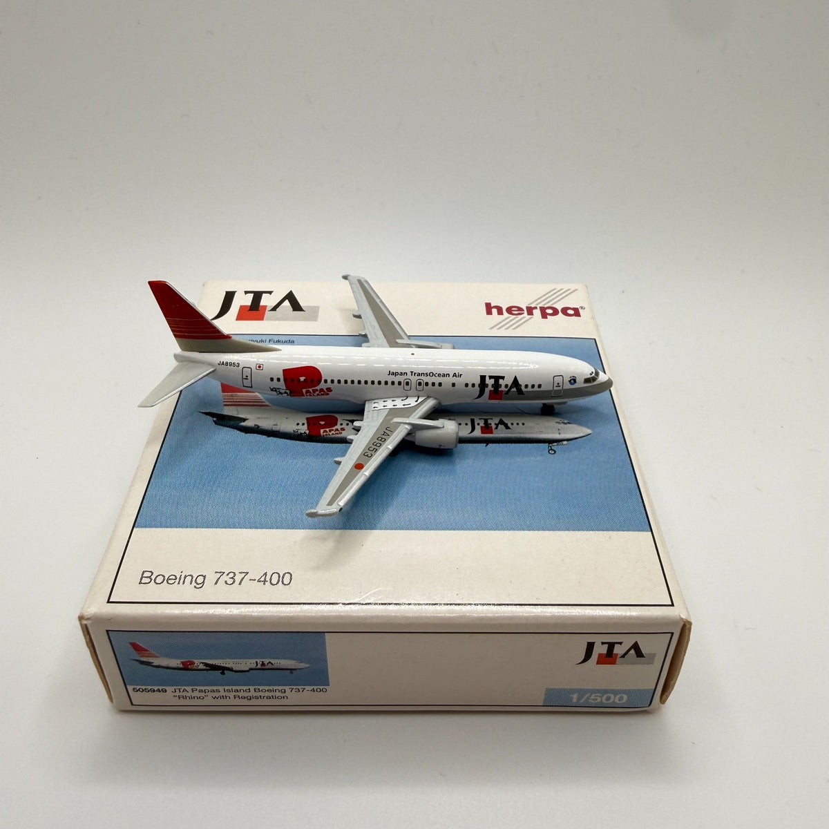 Herpa Wings 1:500 JTA Japan 737-400