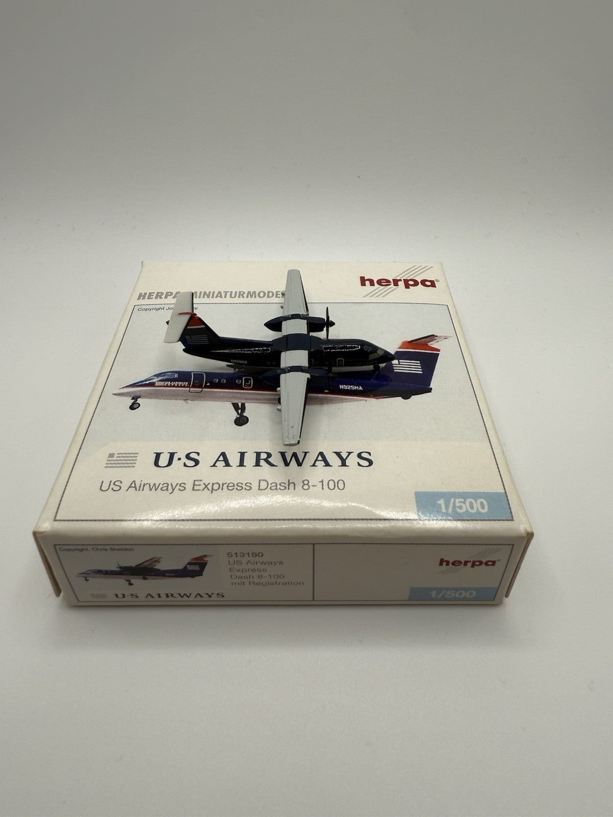 Herpa Wings 1:500 US Airways Dash 8-100