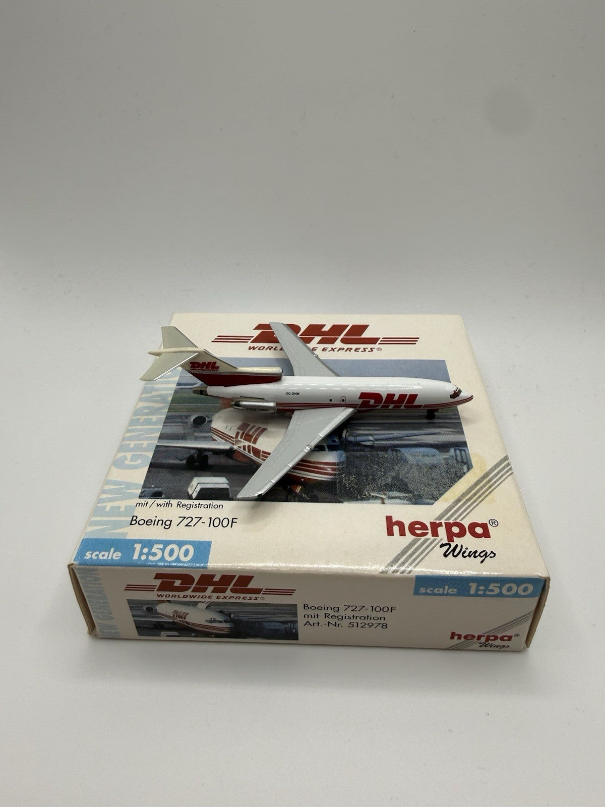Herpa Wings 1:500 DHL 727-100F
