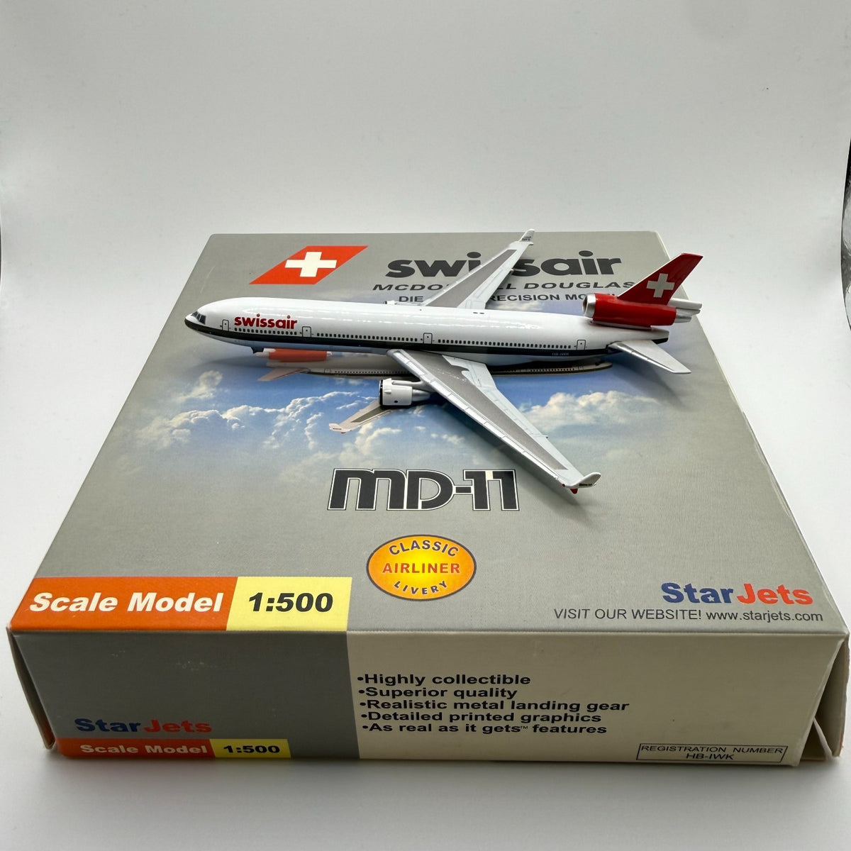Herpa Wings / Star Jets 1:500 Swissair MD-11