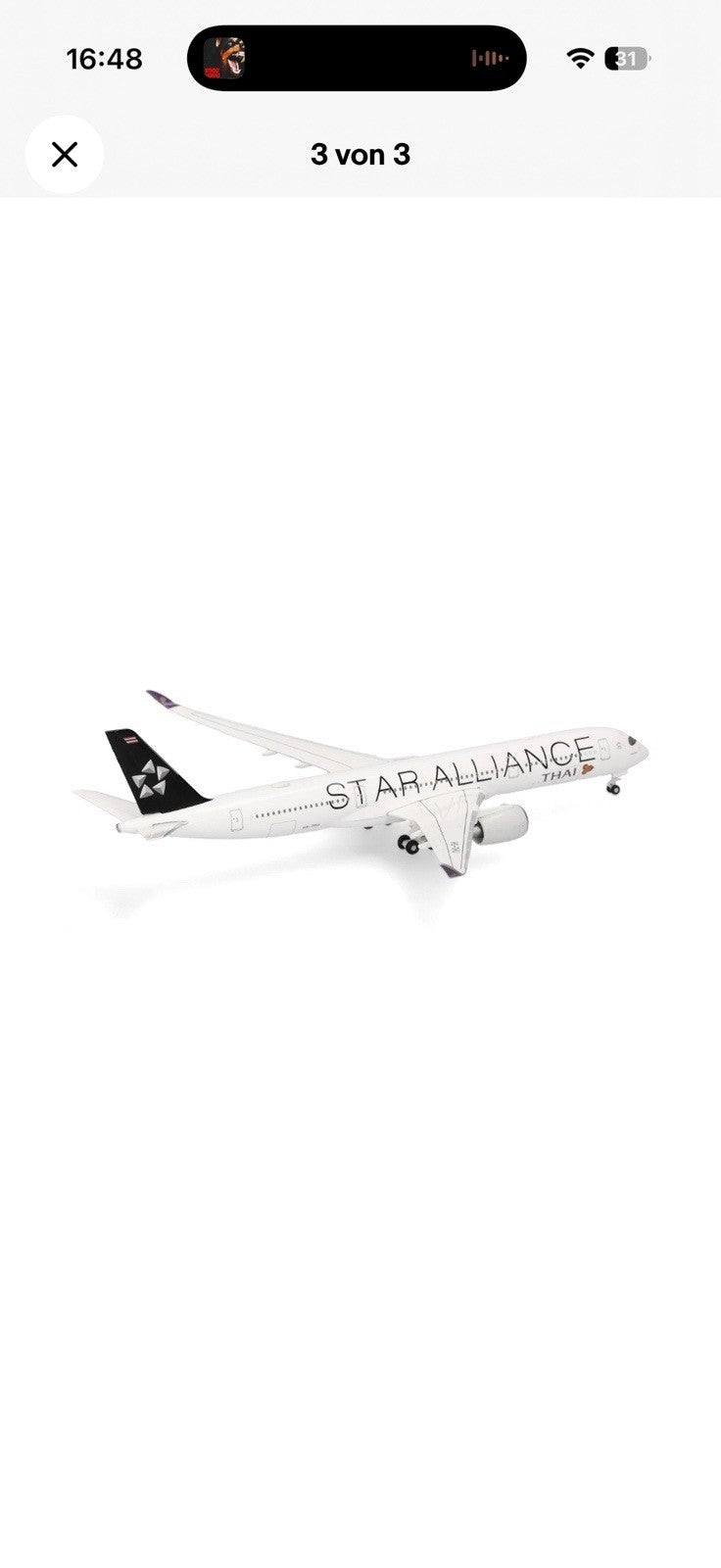 Herpa Wings 1:500 Thai Airways A350-900 538978